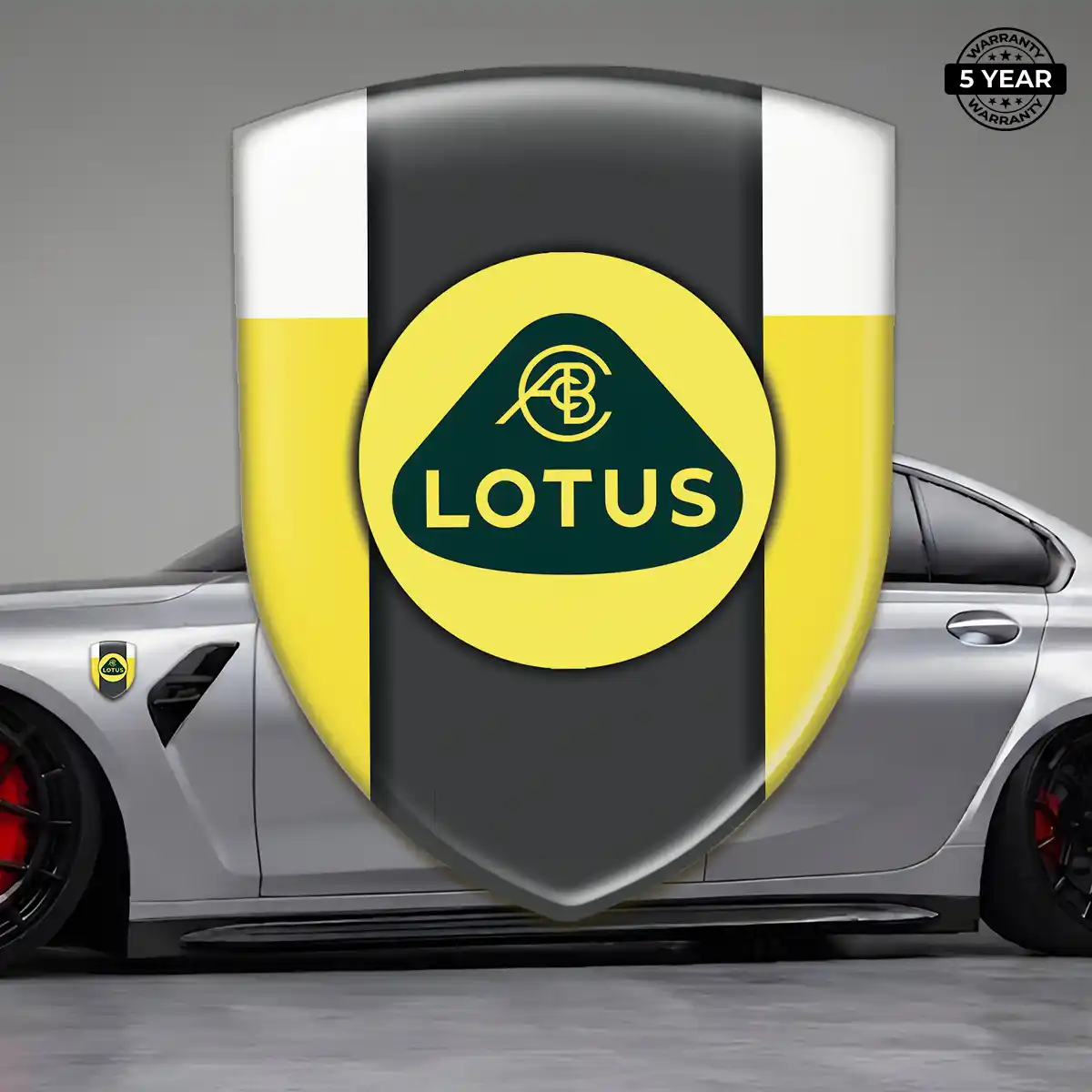 Lotus Resin Domed Sticker Outer Style