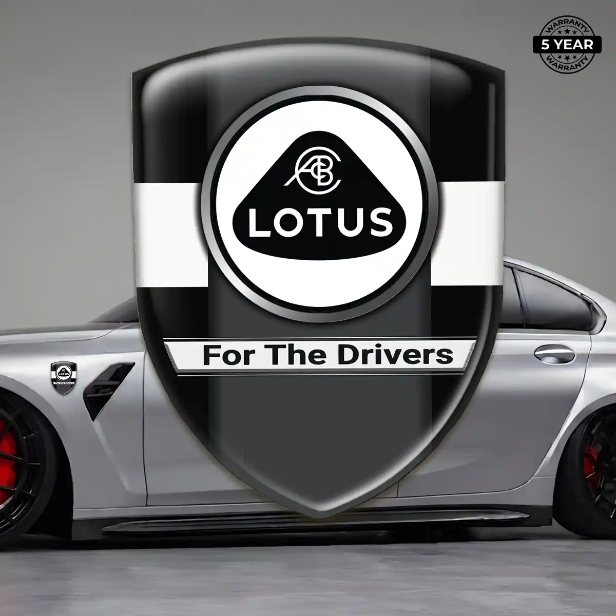 Lotus Resin Domed Sticker Prestige Line