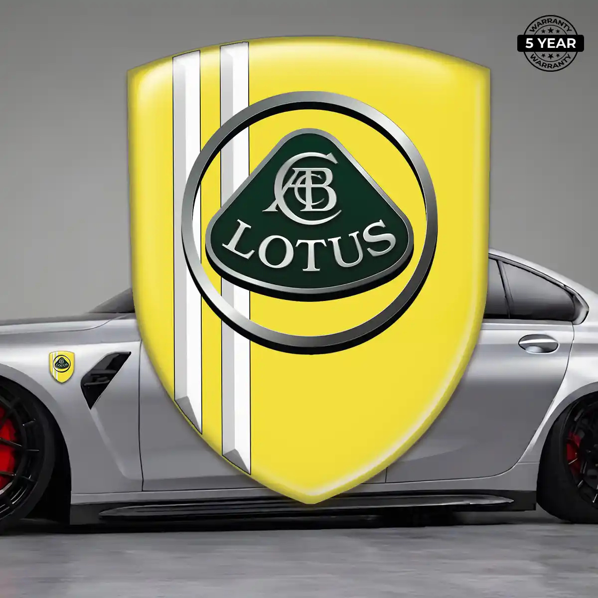 Lotus Resin Domed Sticker Prime Quality