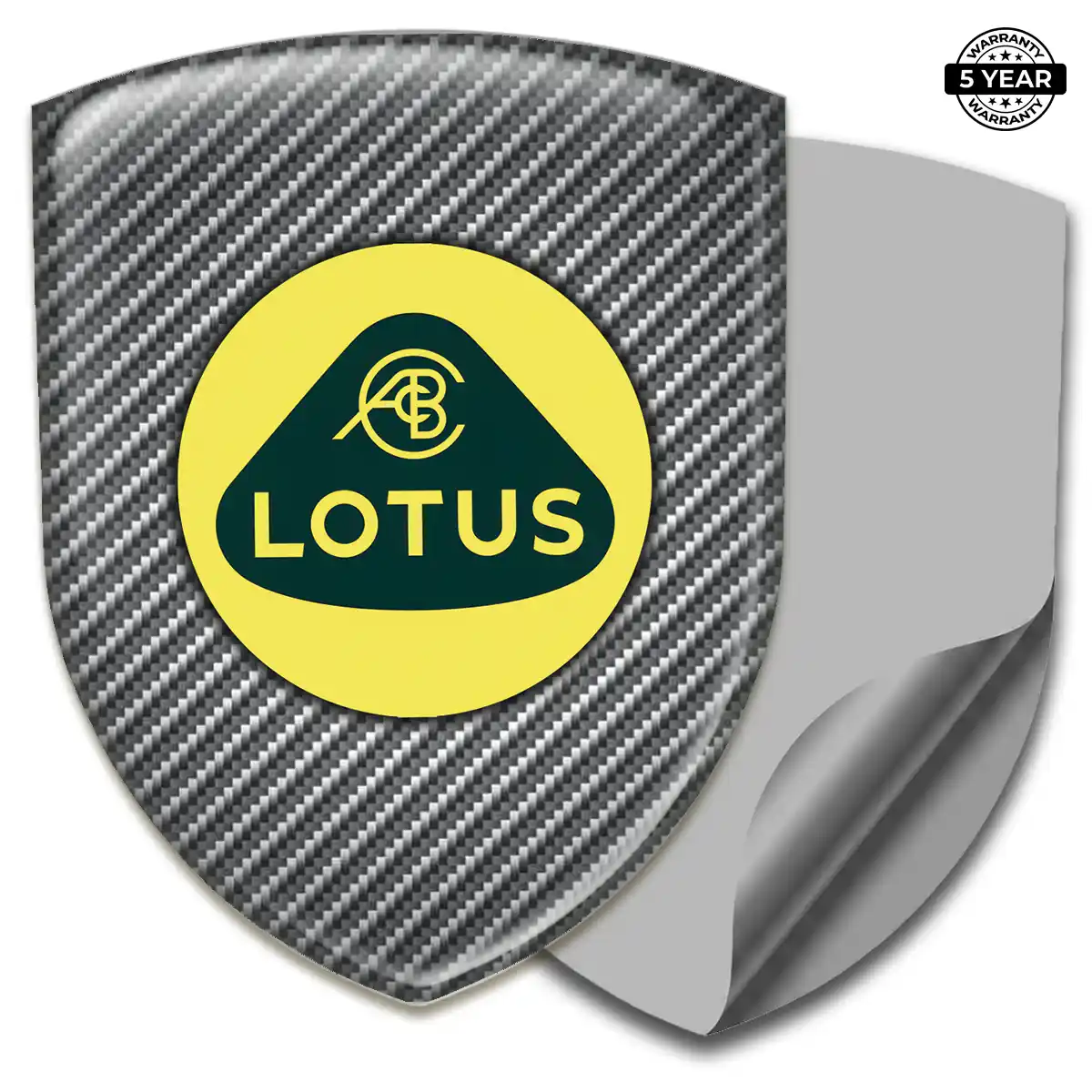 Lotus Resin Domed Sticker Resin Elite