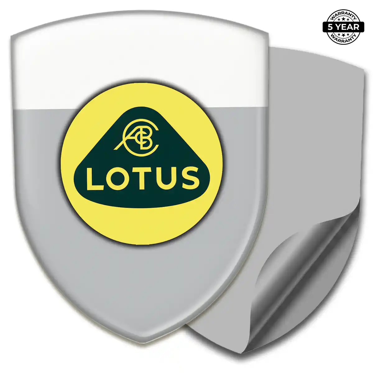 Lotus Resin Domed Sticker Resin Luxe