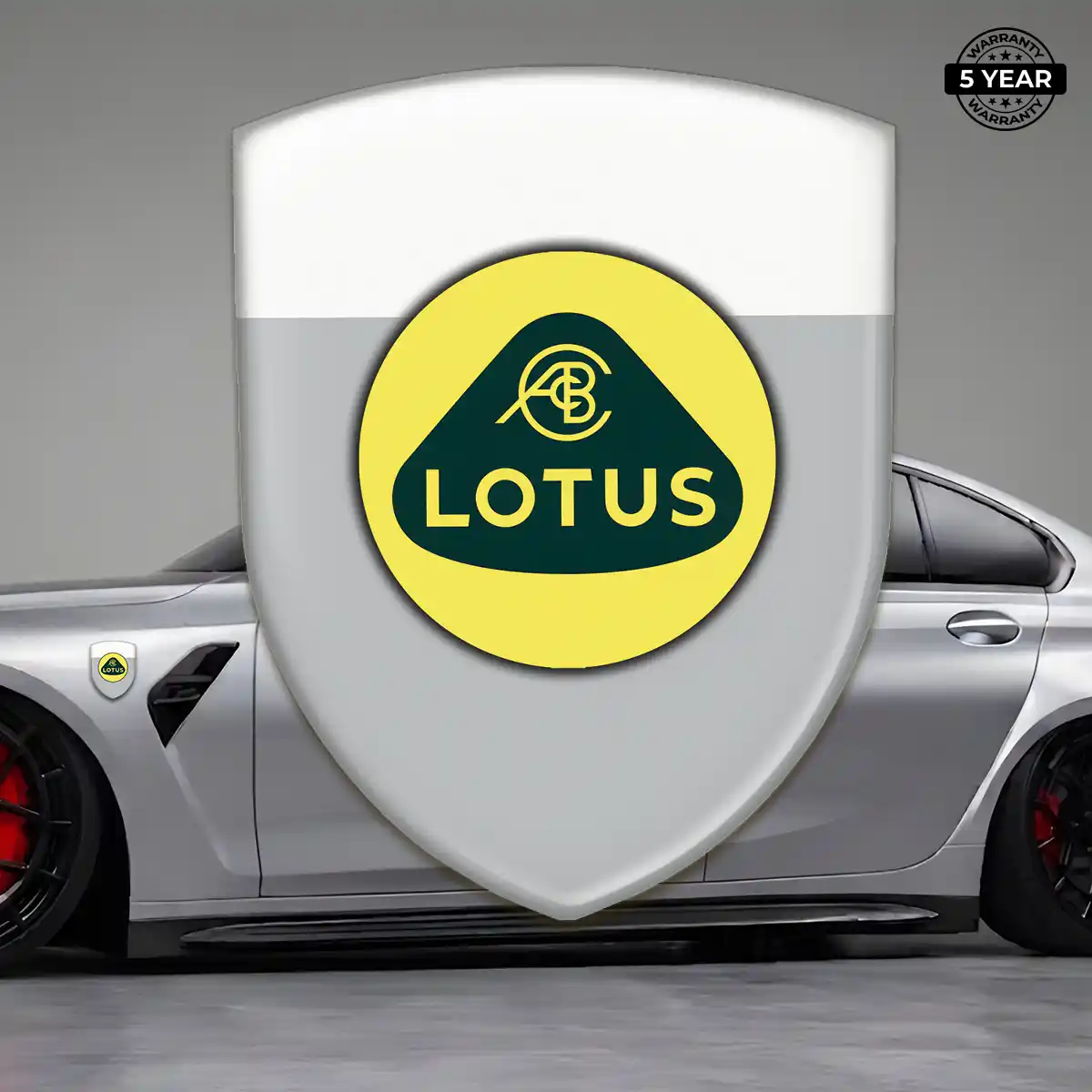 Lotus Resin Domed Sticker Resin Luxe