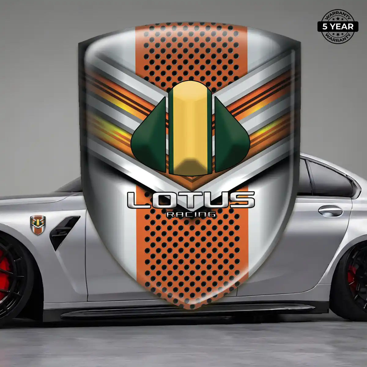Lotus Resin Emblem Sticker Cabin Style