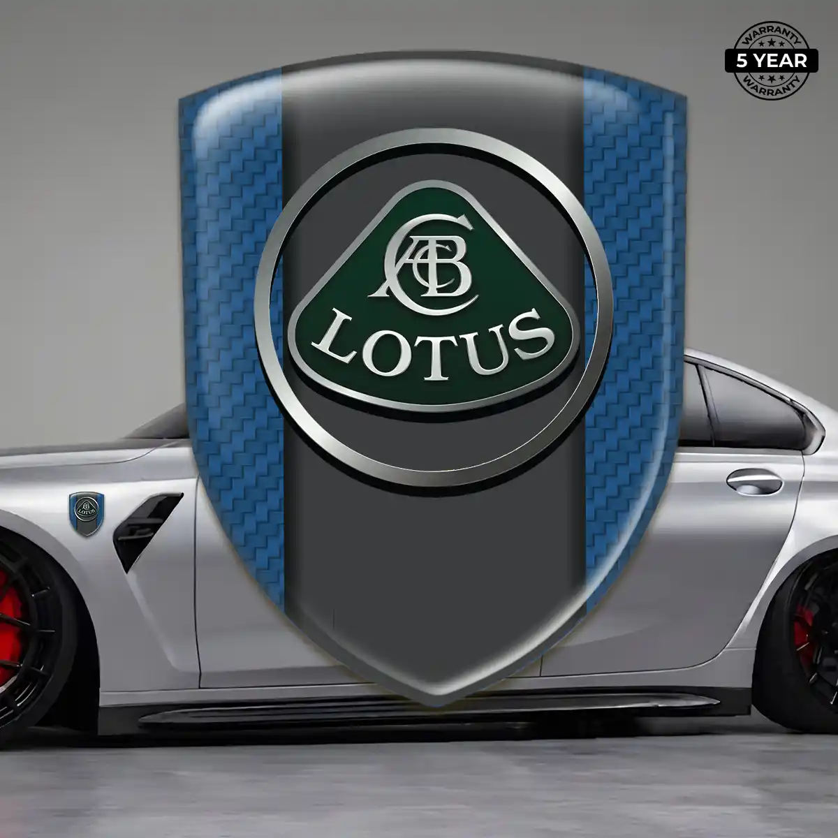 Lotus Resin Emblem Sticker Elite Finish