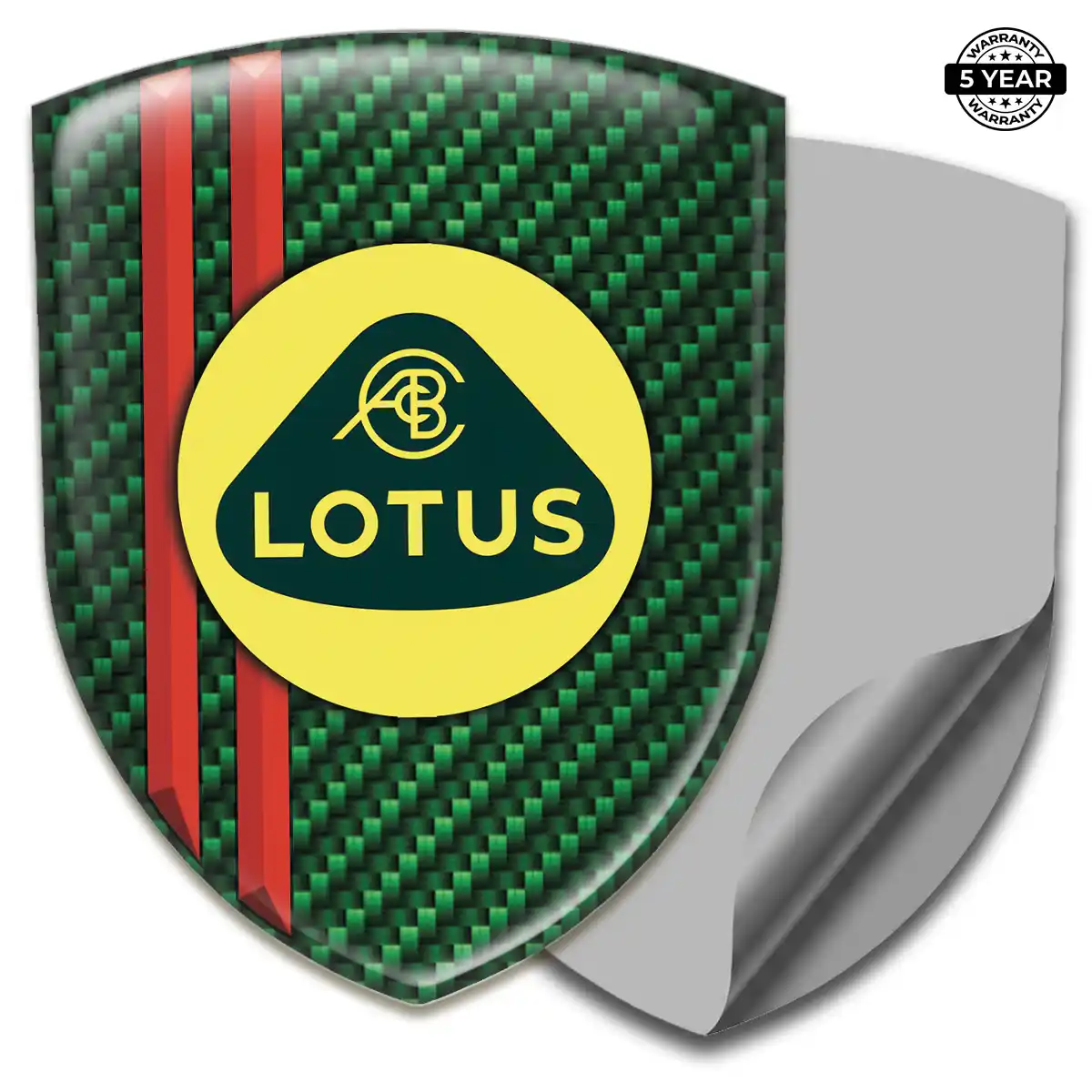 Lotus Resin Emblem Sticker Interior Luxe