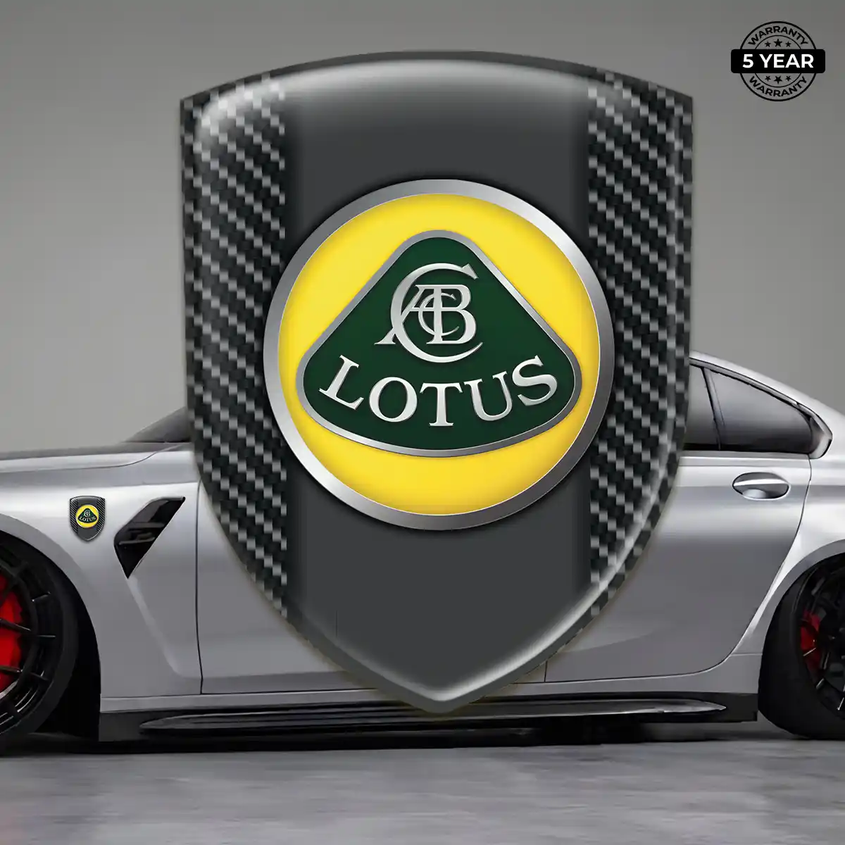 Lotus Resin Emblem Sticker Prime Quality