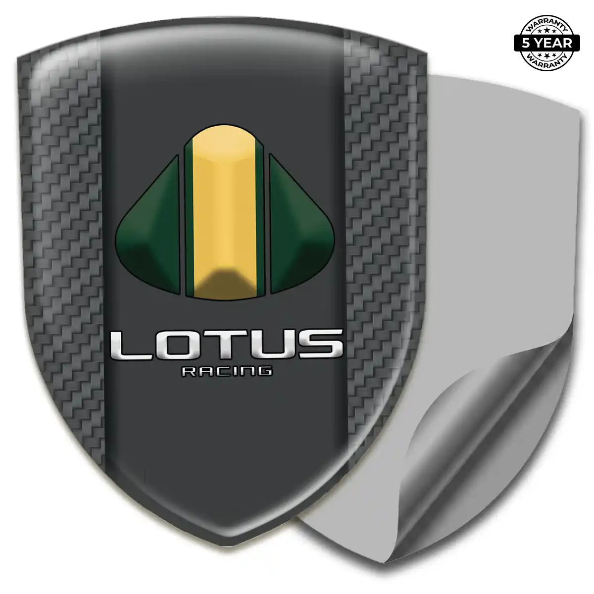Lotus Resin Emblem Sticker Resin Elite