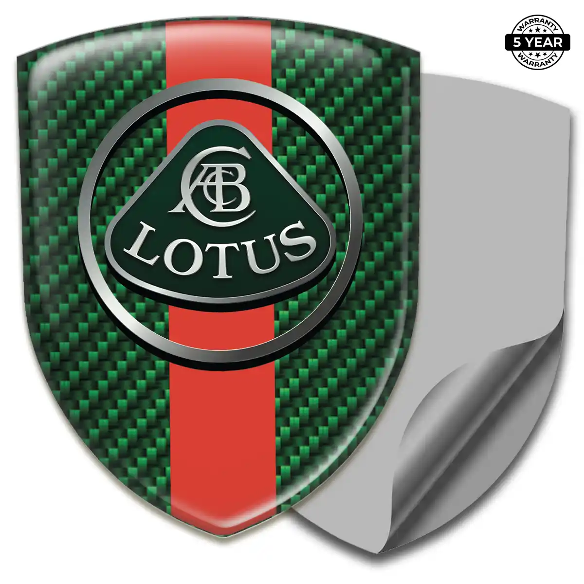 Lotus Resin Emblem Sticker Superior Craft