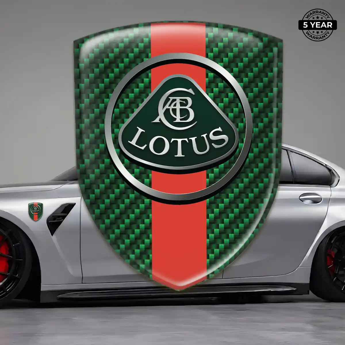 Lotus Resin Emblem Sticker Superior Craft