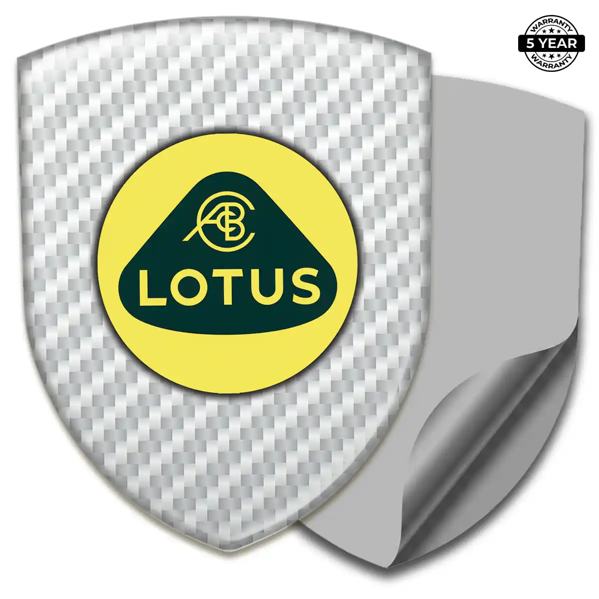 Lotus Self Adhesive Emblem Sticker Elite Finish