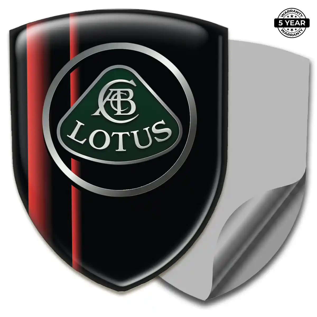 Lotus Self Adhesive Emblem Sticker Exterior Luxe