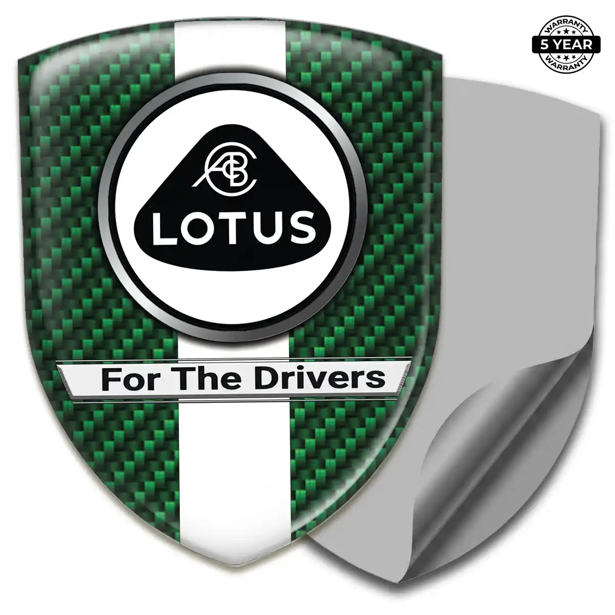 Lotus Self Adhesive Emblem Sticker Interior Elegance