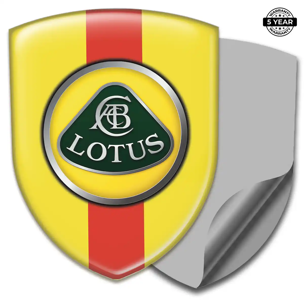 Lotus Self Adhesive Emblem Sticker Interior Luxe