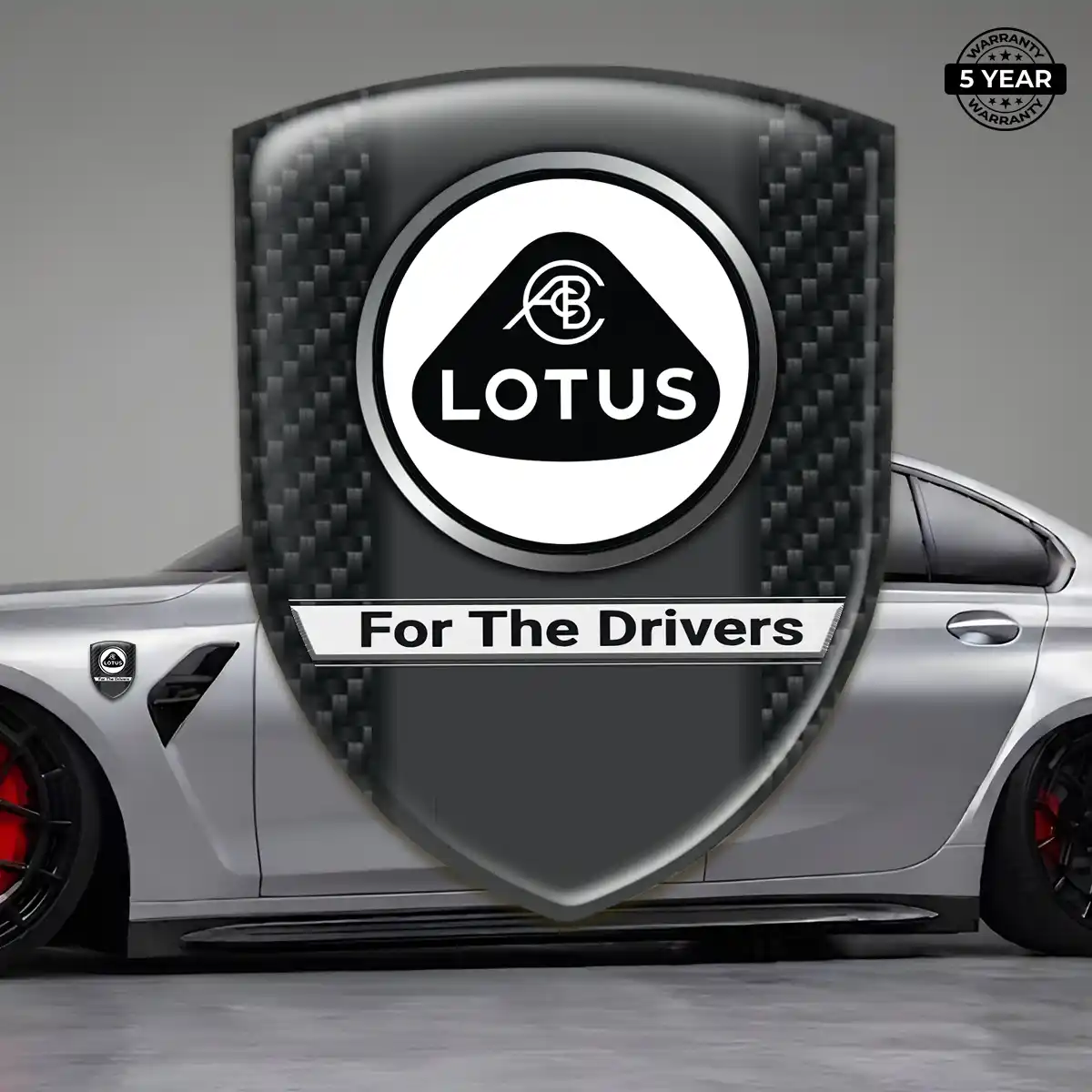 Lotus Self Adhesive Emblem Sticker Prestige Line