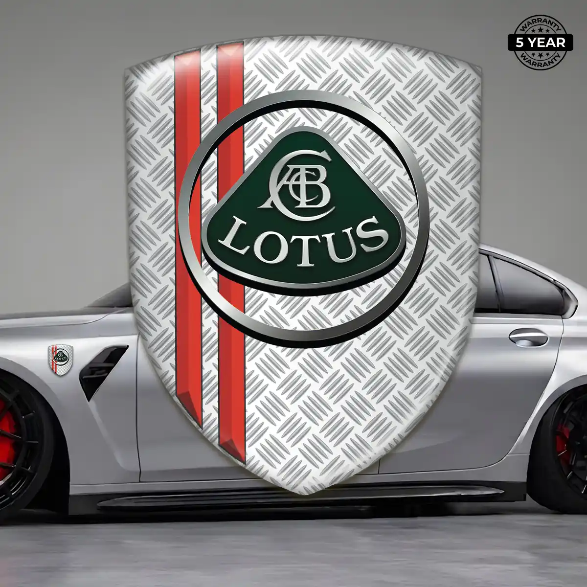 Lotus Self Adhesive Emblem Sticker Prime Quality