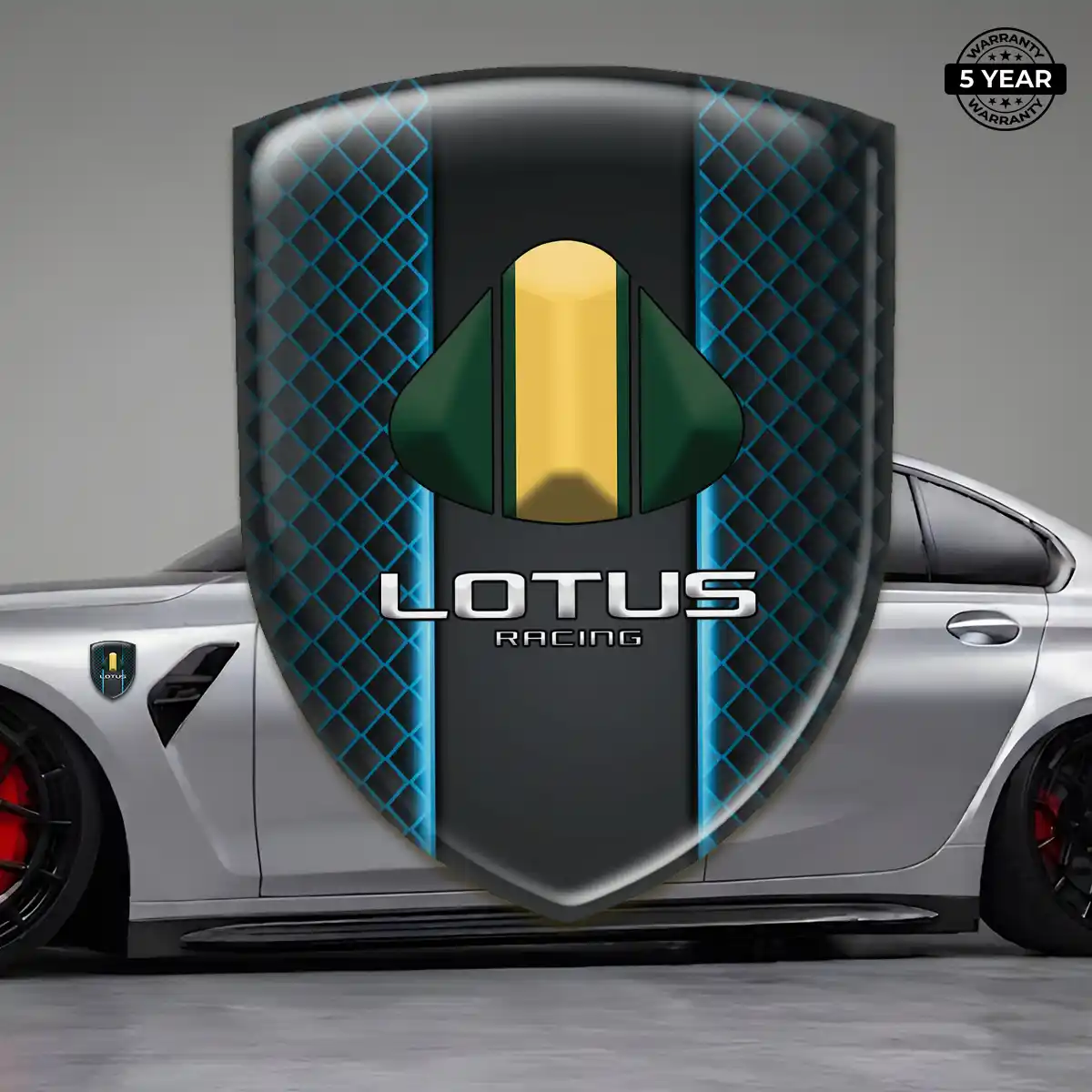 Lotus Self Adhesive Emblem Sticker Signature Grade