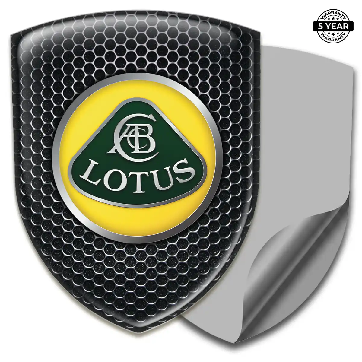 Lotus Self Adhesive Emblem Sticker Sleek Style