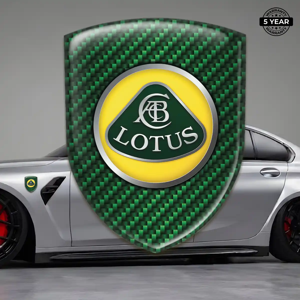 Lotus Self Adhesive Emblem Sticker Superior Craft