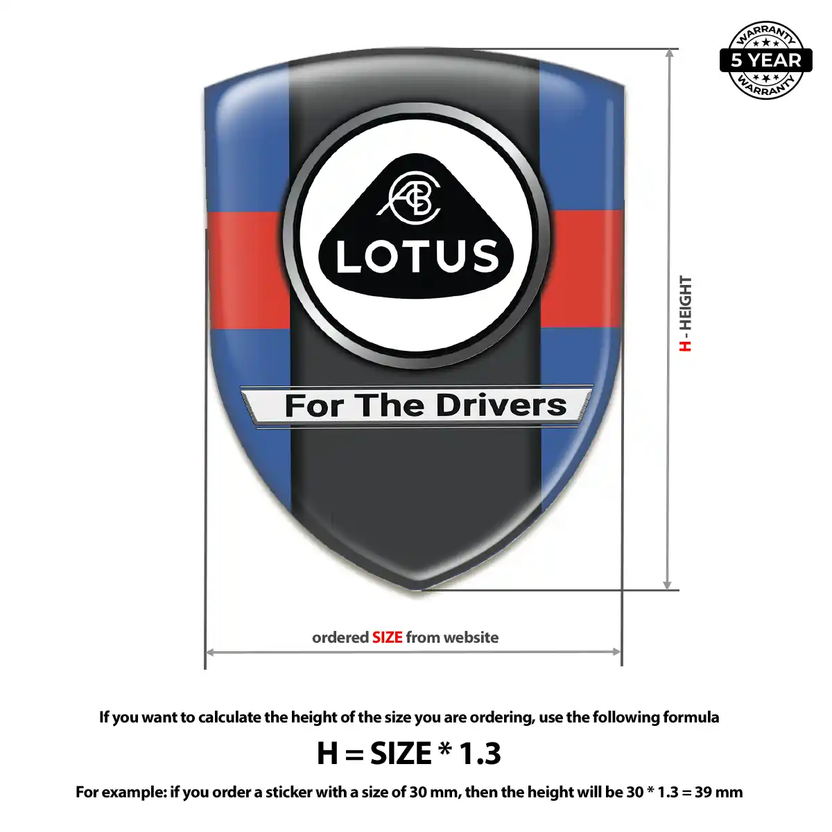Lotus Silicone Badge Exterior Luxe