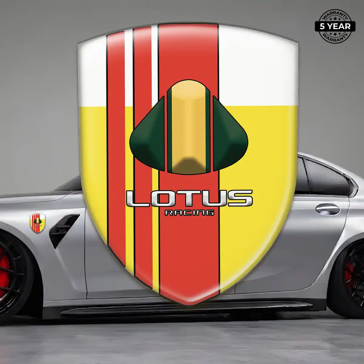 Lotus Silicone Badge Interior Elegance