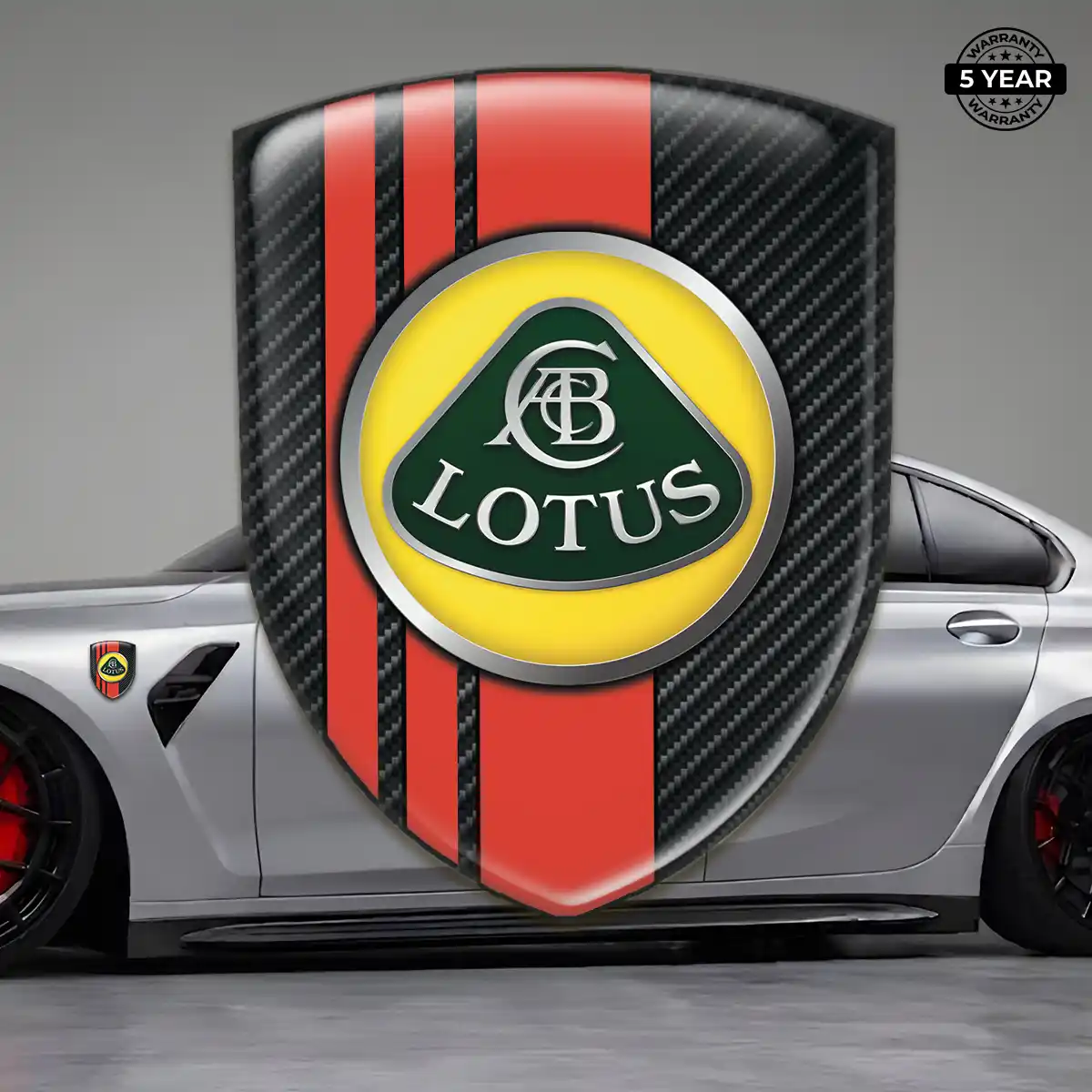 Lotus Silicone Badge Interior Luxe