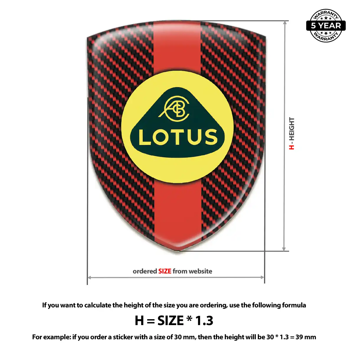 Lotus Silicone Badge Outer Style