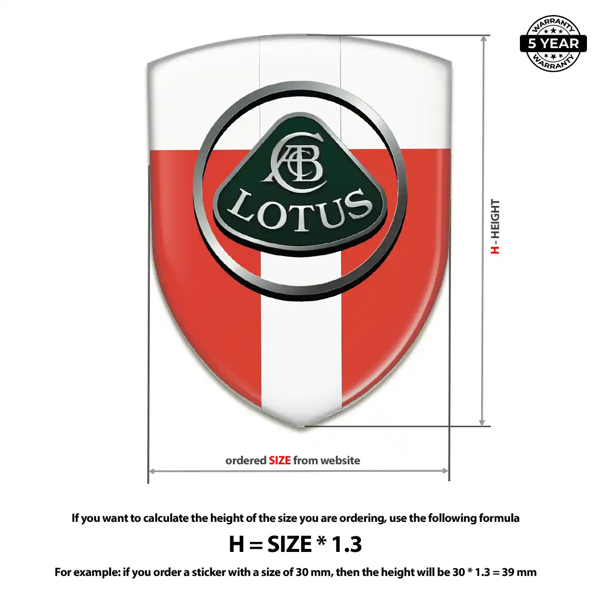 Lotus Silicone Badge Prestige Line