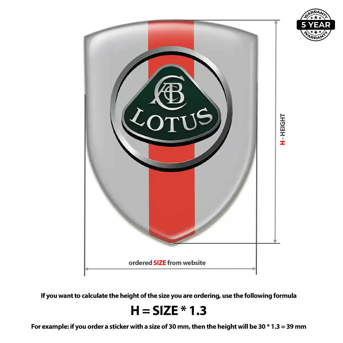 Lotus Silicone Emblem Deluxe Edition