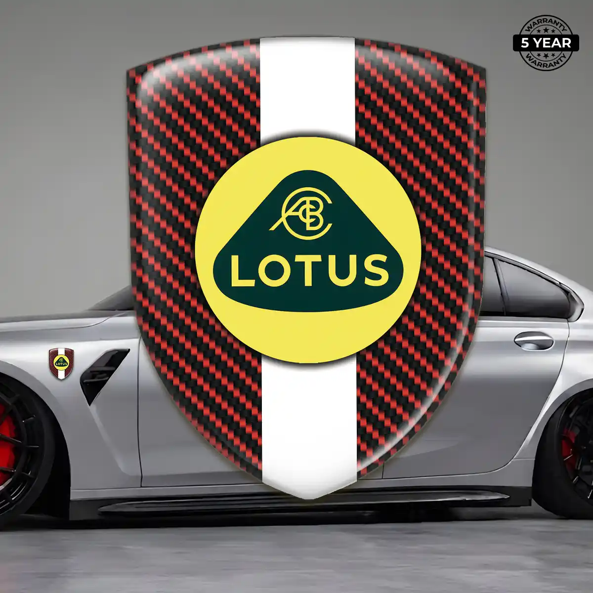Lotus Silicone Emblem Exterior Luxe