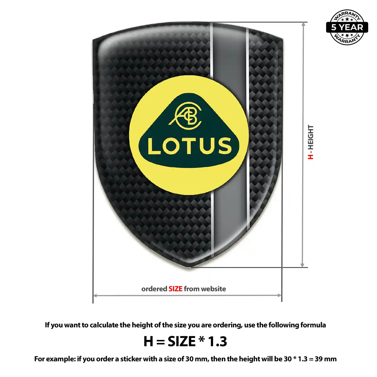 Lotus Silicone Emblem Signature Grade