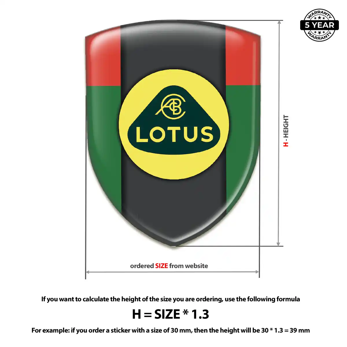 Lotus Silicone Sticker Cabin Style