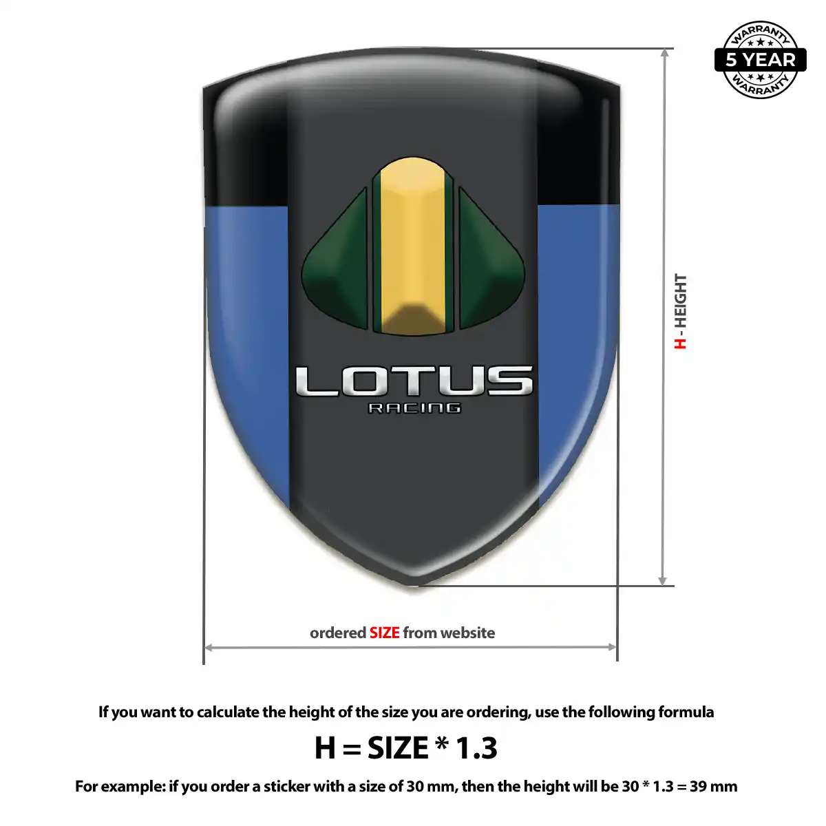 Lotus Silicone Sticker Elite Finish