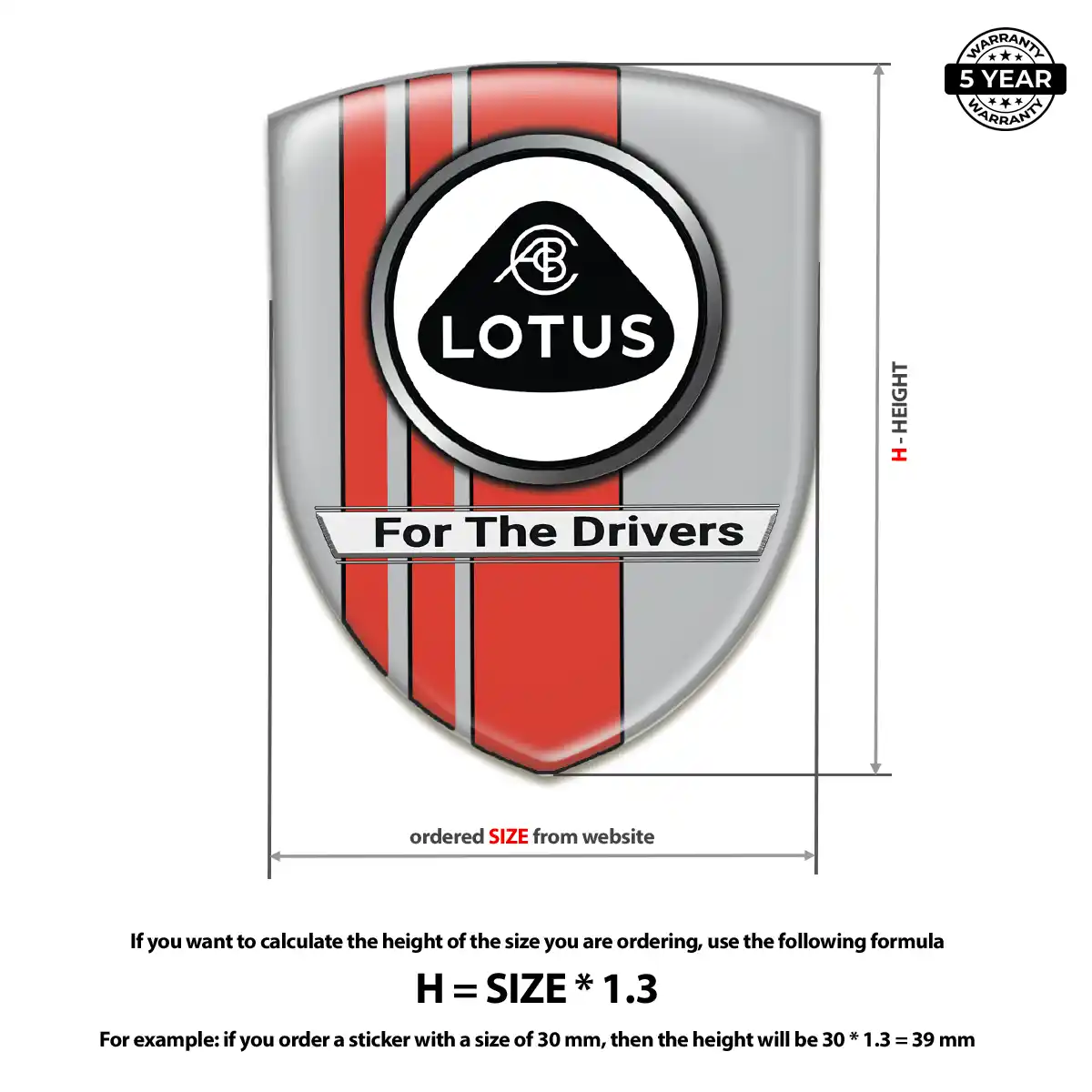 Lotus Silicone Sticker Exterior Luxe