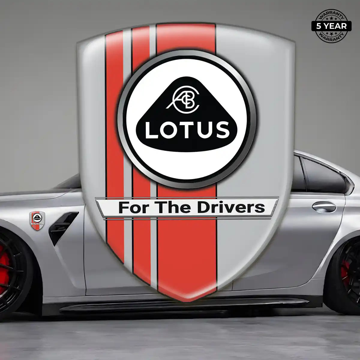 Lotus Silicone Sticker Exterior Luxe