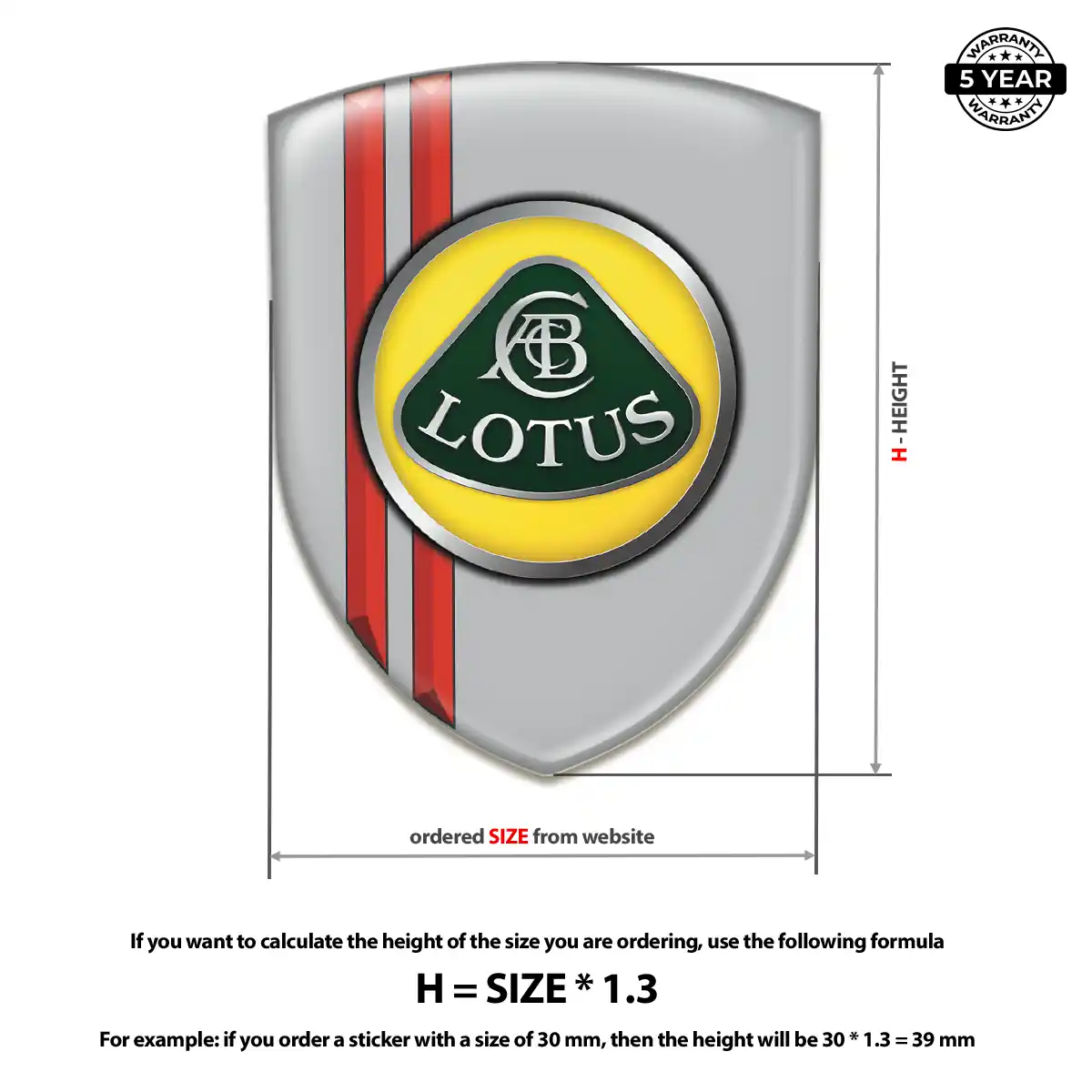 Lotus Silicone Sticker Interior Elegance