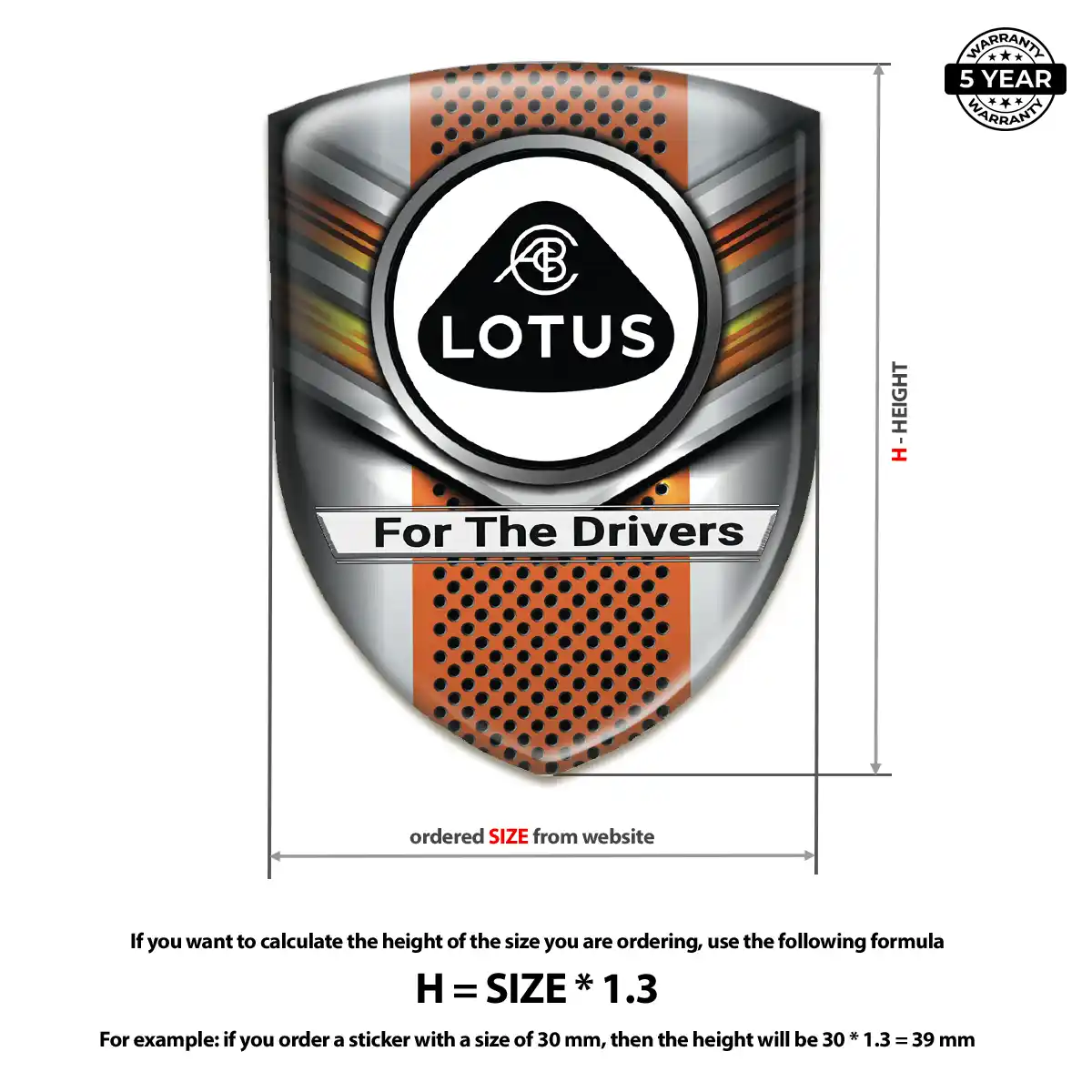 Lotus Silicone Sticker Outer Style