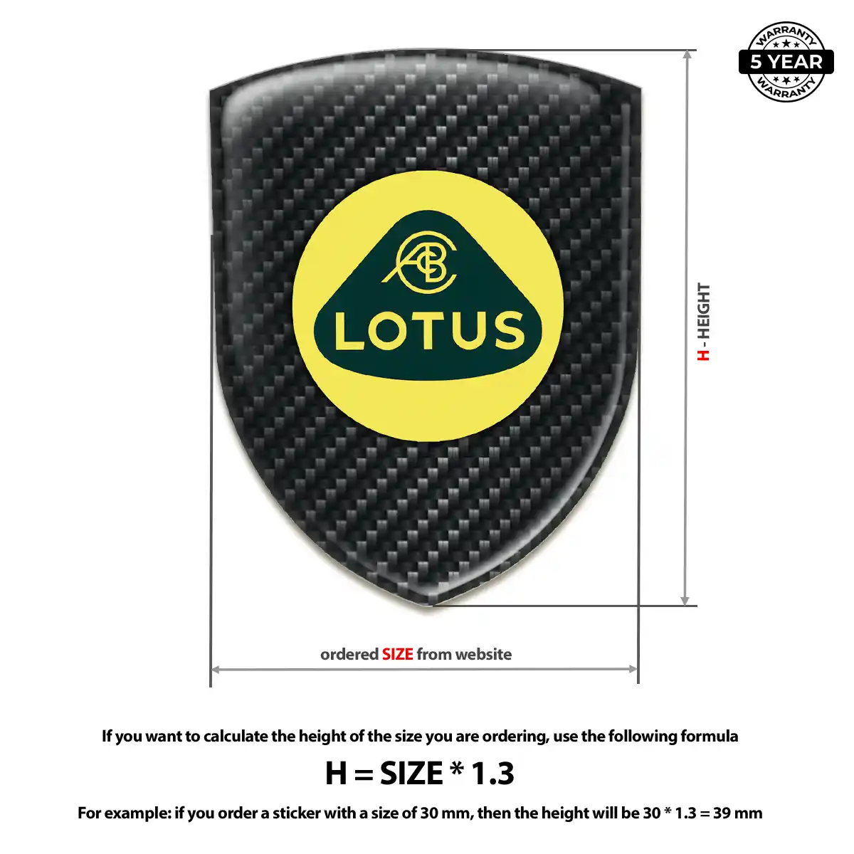 Lotus Silicone Sticker Premium Dome