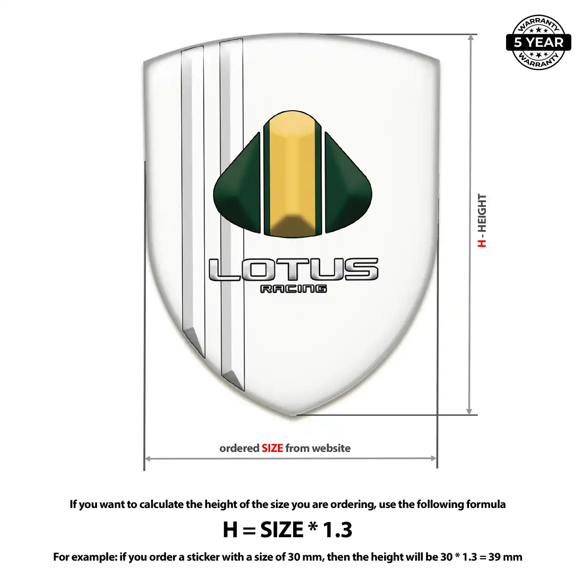 Lotus Silicone Sticker Refined Design