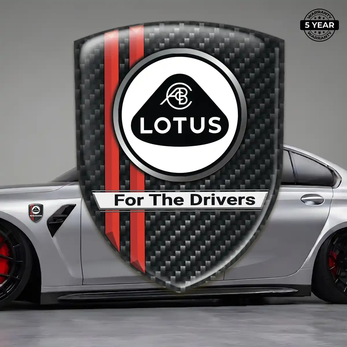 Lotus Silicone Sticker Signature Grade