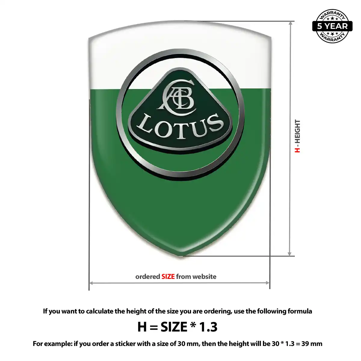 Lotus Silicone Sticker Sleek Style