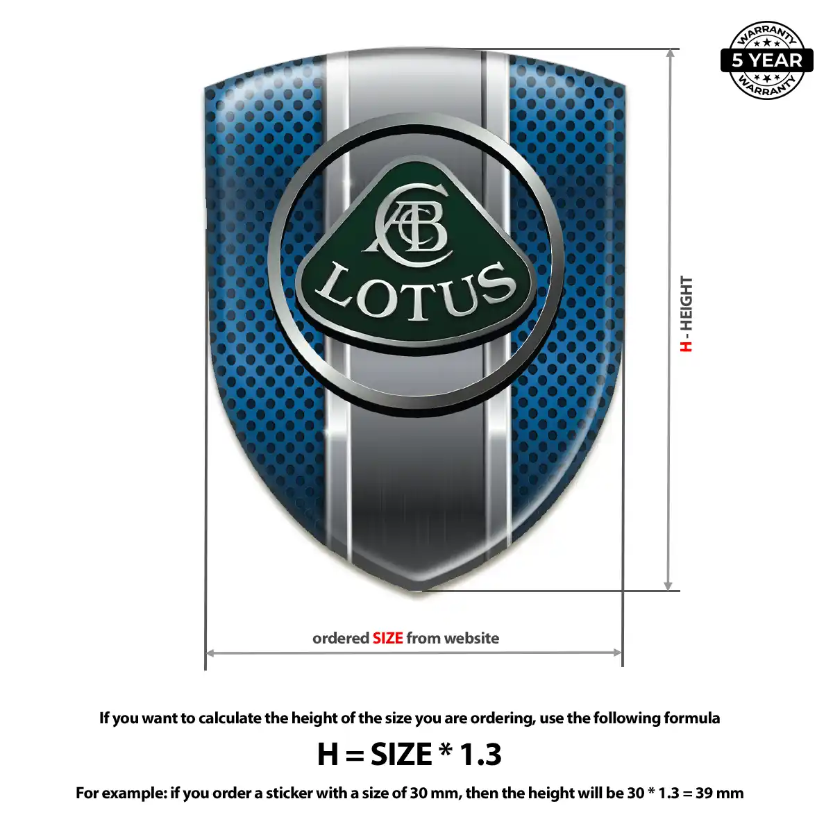 Lotus Sticker Cabin Style