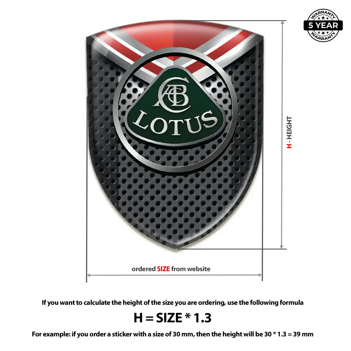 Lotus Sticker Interior Elegance