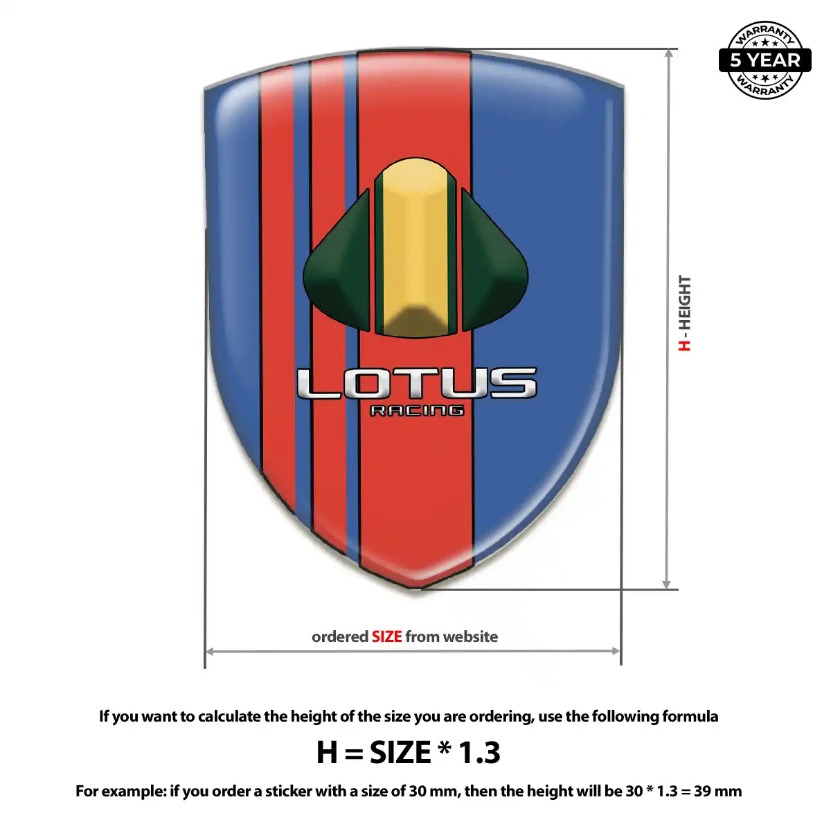 Lotus Sticker Resin Elite