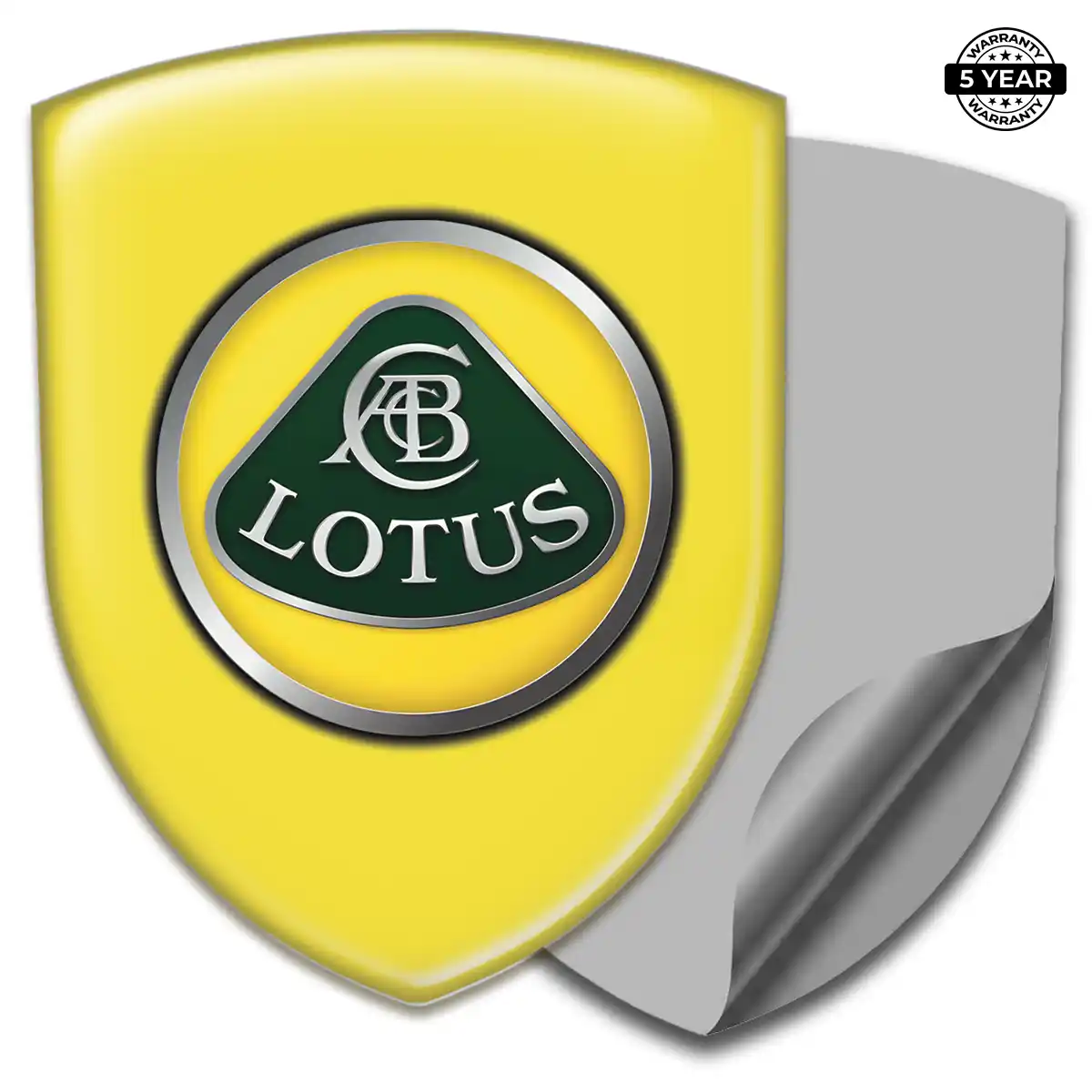 Lotus Sticker Resin Luxe