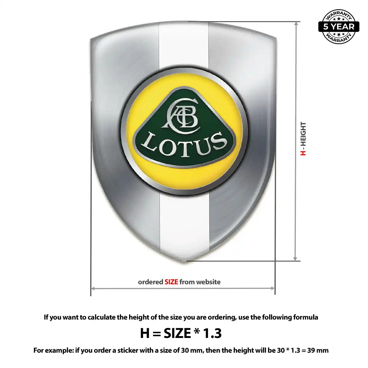 Lotus Sticker Signature Grade