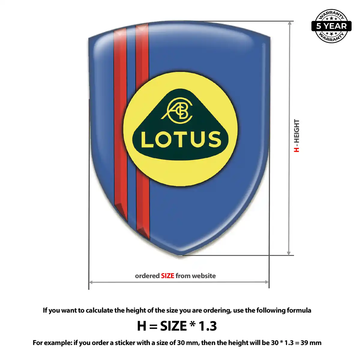 Lotus Sticker Sleek Style