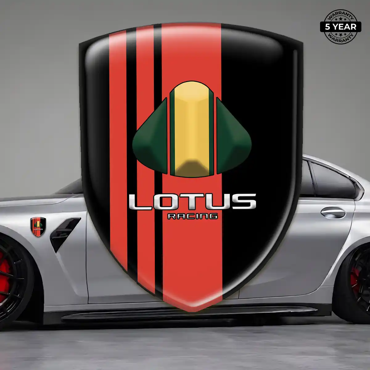 Lotus Vehicle Logo Sticker Interior Elegance