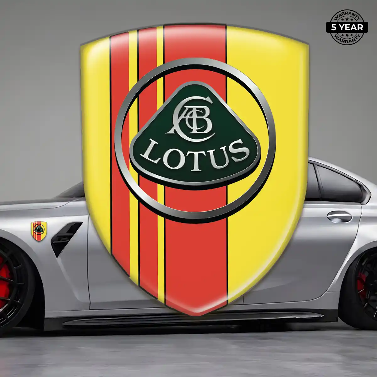 Lotus Vehicle Logo Sticker Premium Dome
