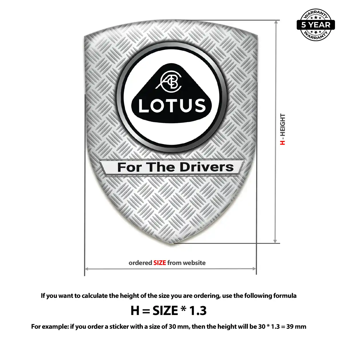 Lotus Vehicle Logo Sticker Prime Quality