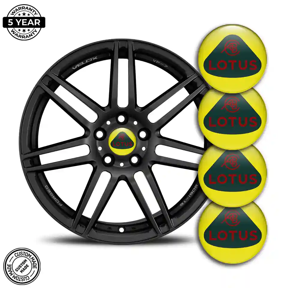 Lotus Wheel Emblem Self-Adhesive High Quality